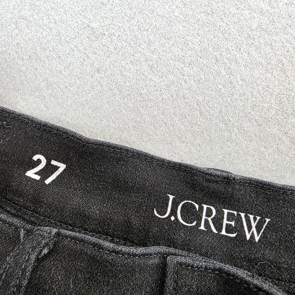 J. Crew Denim Trouser In 1996 Semi-stretch Black Wash Wide Leg Jeans sz 27 - Picture 5 of 12